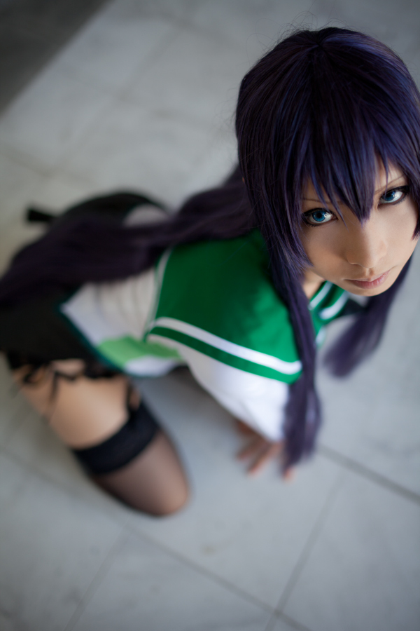 [Cosplay] 2013.04.09 游戏美女丝袜套图 Sexy Saeko Busujima